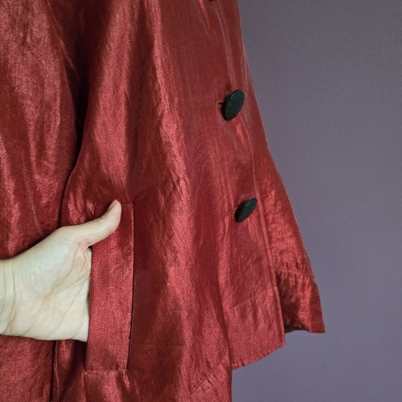 NWT Ali Miles sheen jacket - Picture 3 of 15